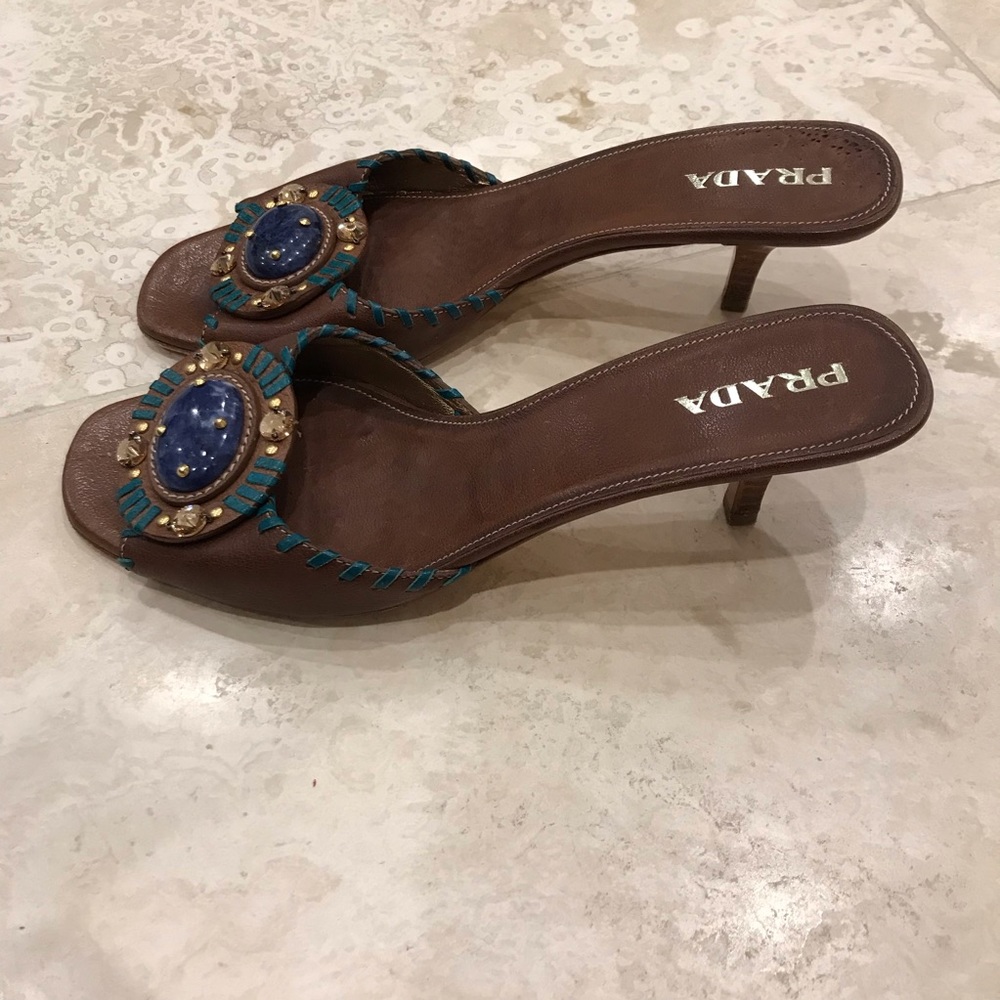 SOLD PRADA Heeled Sandals - Picture 3 of 8